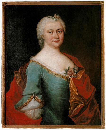 unknow artist Portrait of Luise Gottsched (Gottschedin) (1713-1762), German poet Germany oil painting art